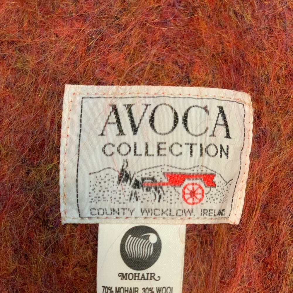 Irish Mohair and Wool Blanket/ Throw